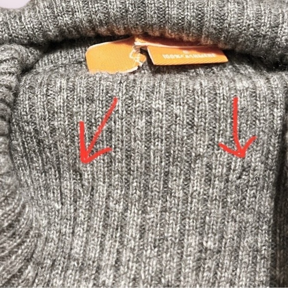 Christopher Fisher 100% Cashmere Sweater Dress Gray Knit Womens Size Small - Picture 11 of 11